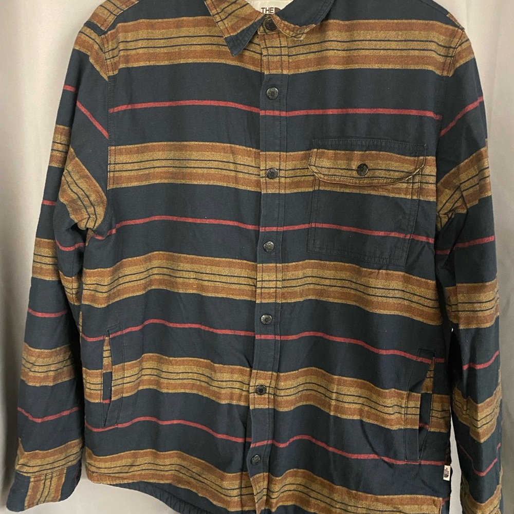 Sherpa Lined North Face Shirt Jacket